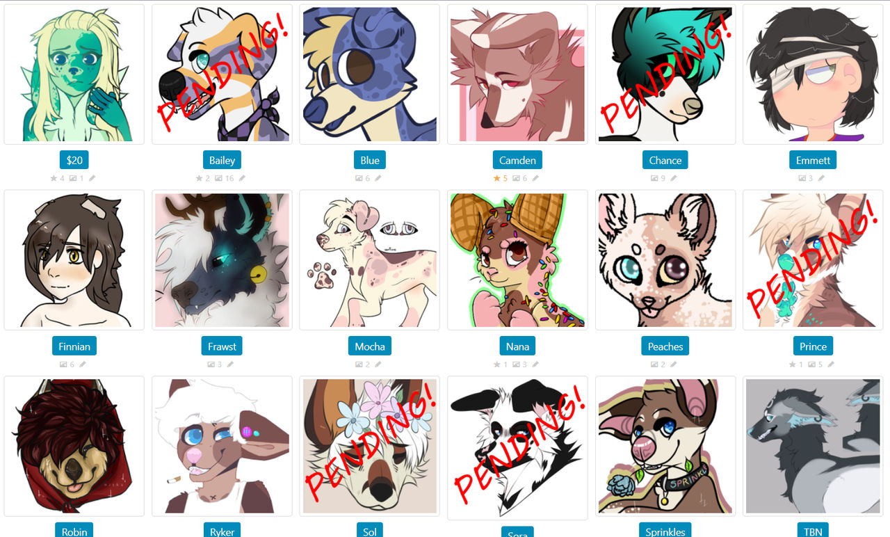 OPEN FOR OFFERS!!!! - UPDATED by SammichPup