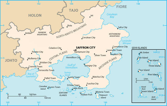 Kanto Map
