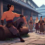 [MULAN MOVIE] Shirtless warrior