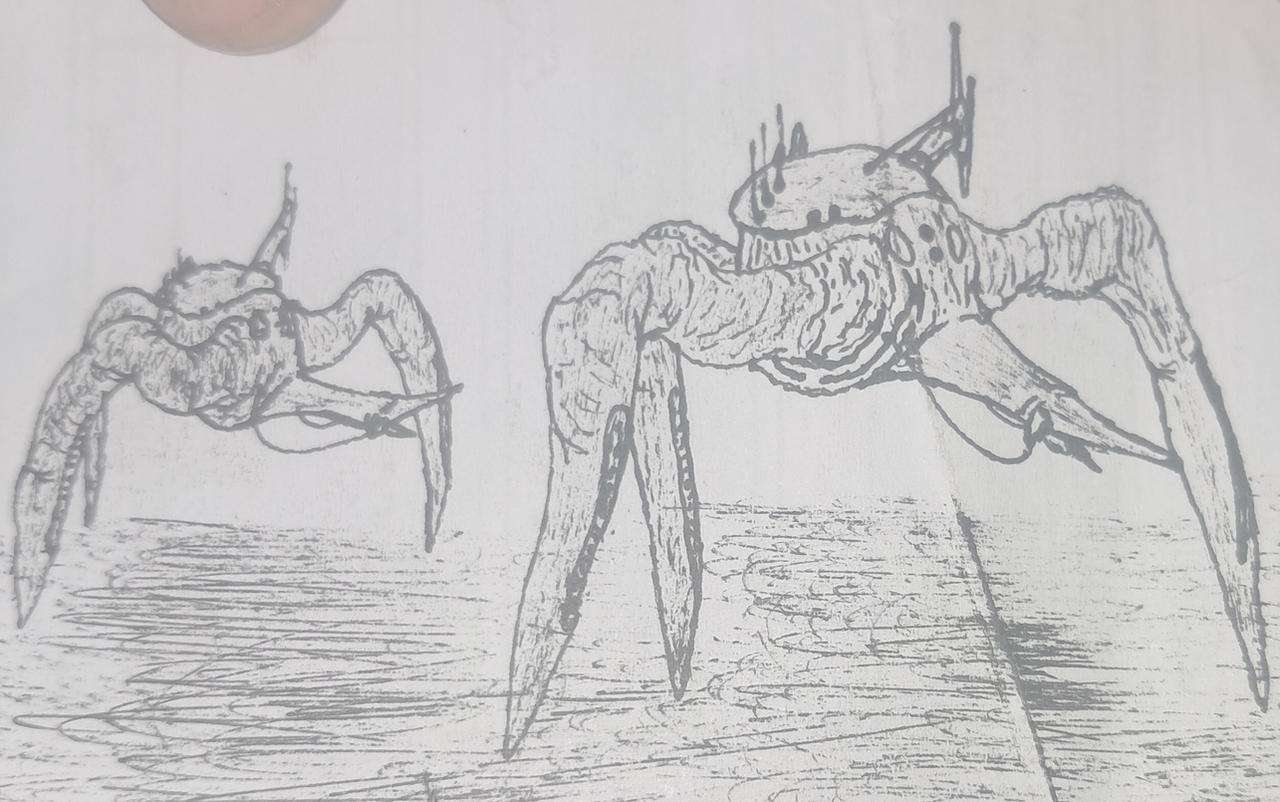 New mini strider synth exploration by alexssldi12 on DeviantArt