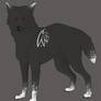 Ebony wolf form