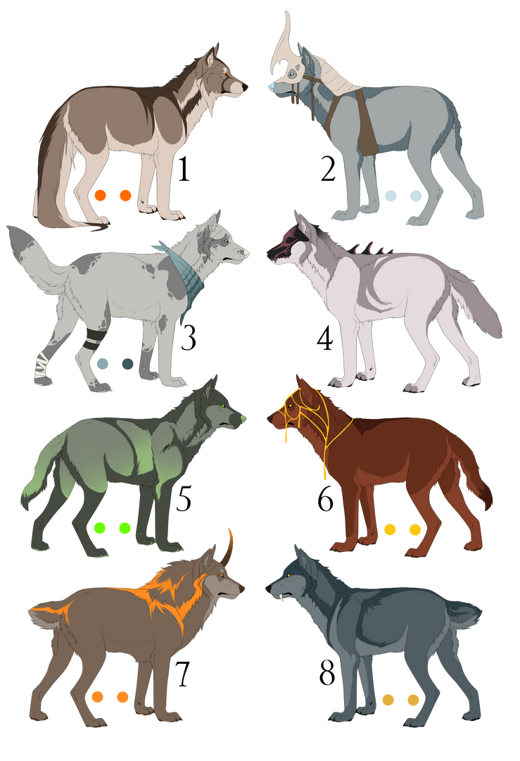 Wolf Design Auction - Closed by mistywren on DeviantArt