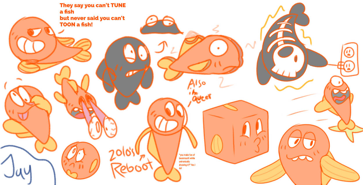 Anoymouse Fish Can you toon a fish? by Jayvoru on DeviantArt