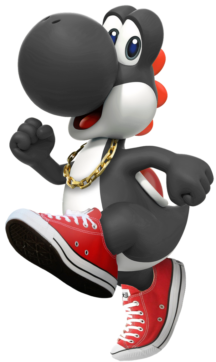 Sml Renders SML Black Yoshi Render Edit by Jayvoru on DeviantArt