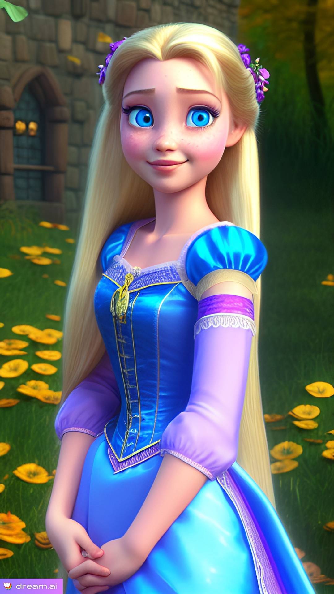 rapunzel blue dress Rapunzel
