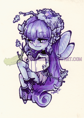 Little Purple Bookworm Fae