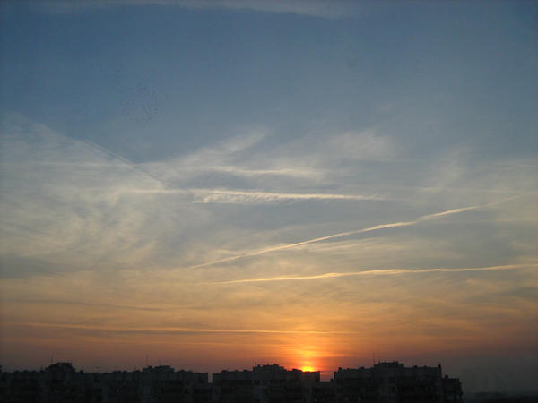 Sunset in Plovdiv,Bulgaria