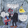 Grunkle Stan faces Bill Cipher