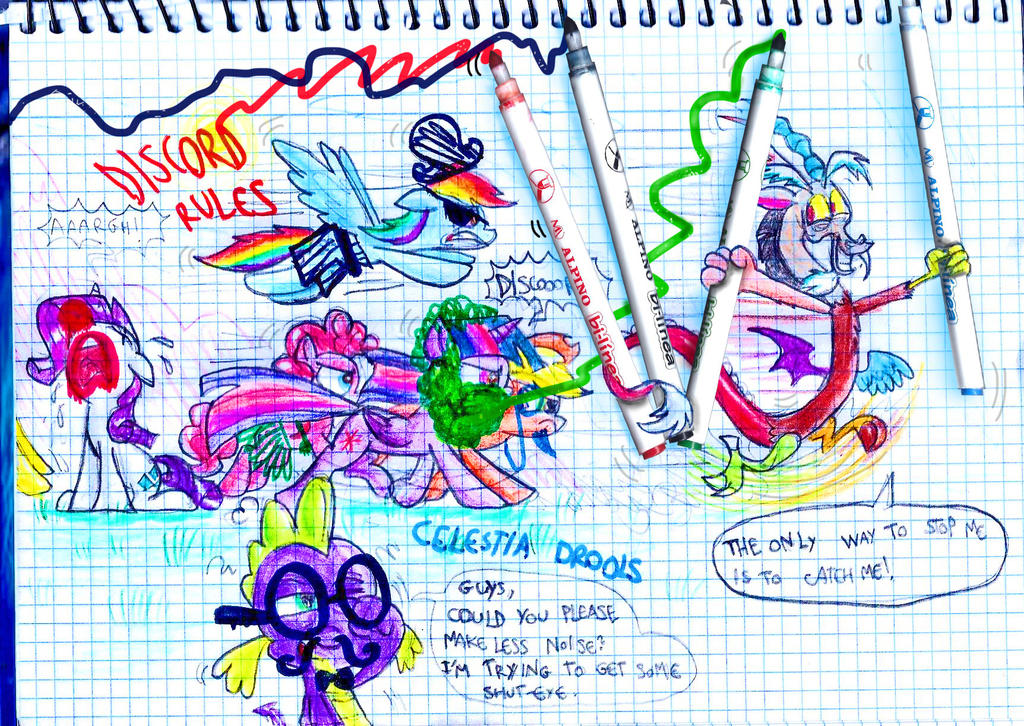Never give markers to Discord.