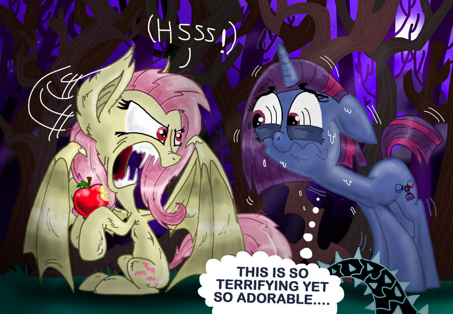 OC Request: Libertine finds Flutterbat eating