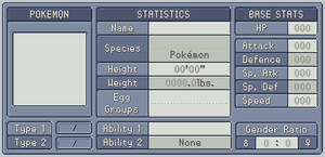 Pokedex Entry Template by llman441 on DeviantArt Pokedex Entry Template by llman441 on DeviantArt