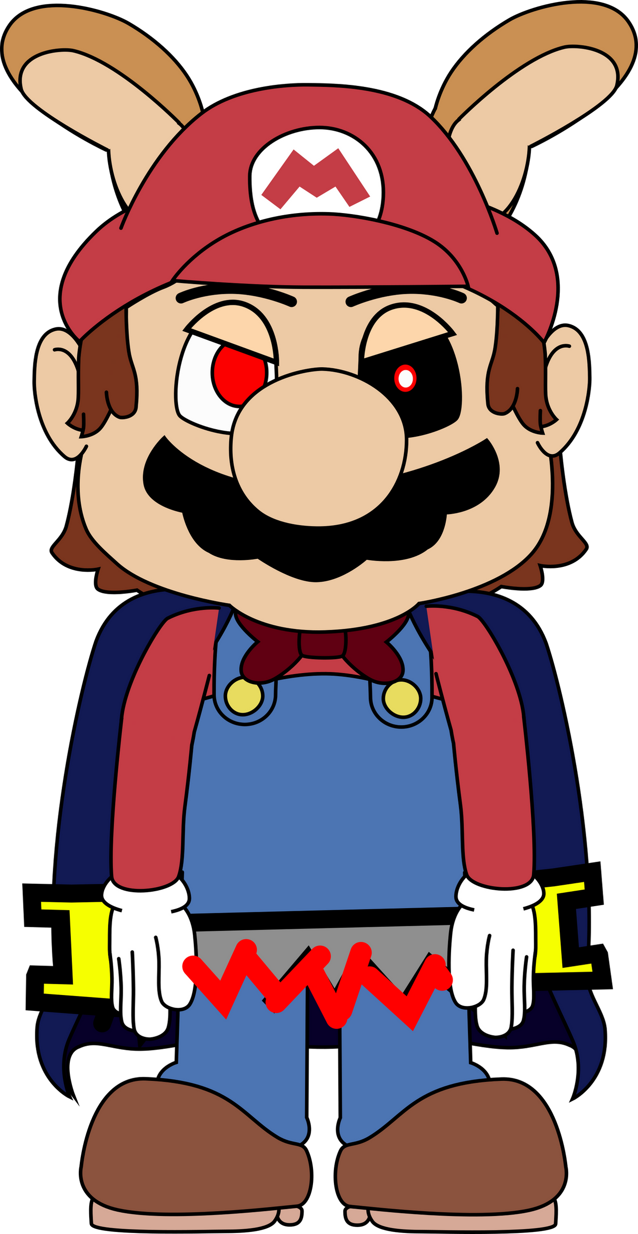 clone Mario (red eyes) by SuperMalikj on DeviantArt