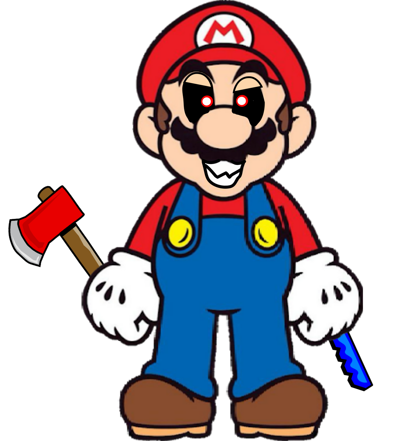 Mario Tooth Mario (Sharp teeth) by SuperMalikj on DeviantArt