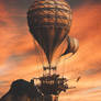 Steampunk Airship - Photo Manipulation Photoshop