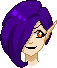 Small Pixel Elf Purple