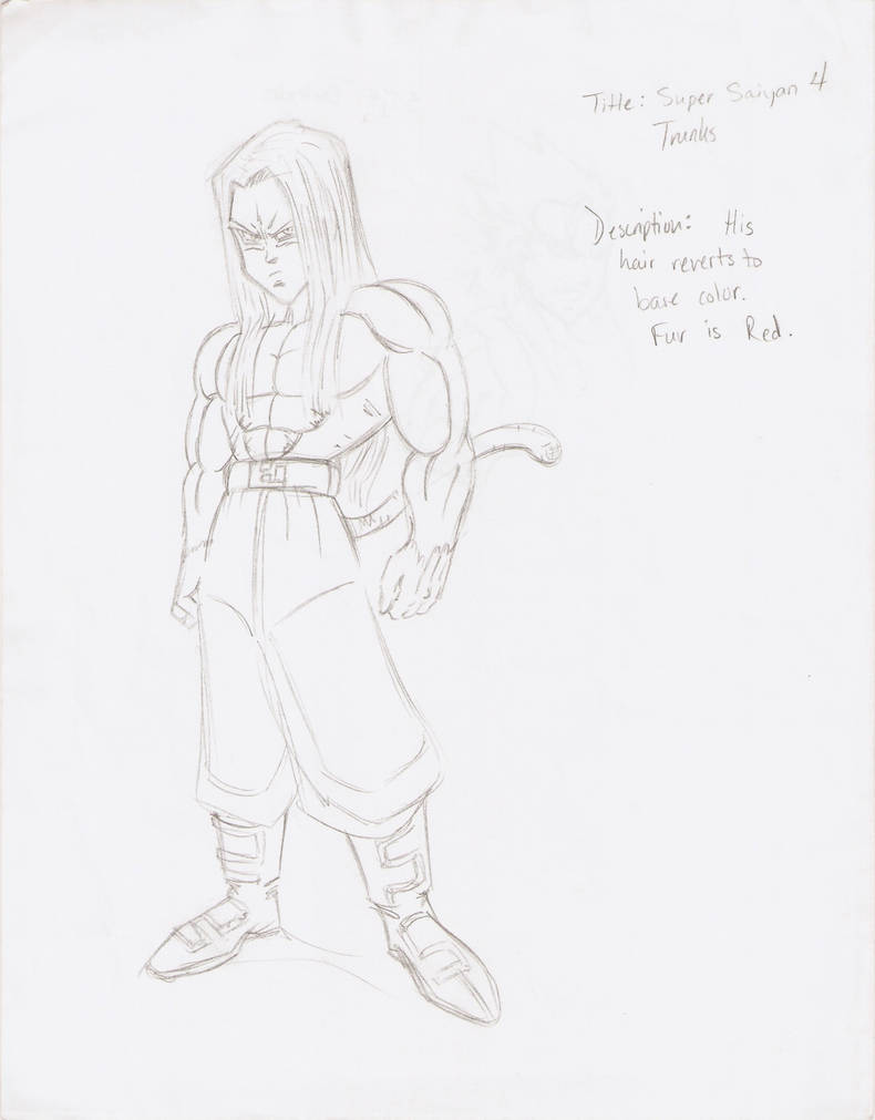 Super Saiyan 4 Trunks by Crush48 on DeviantArt