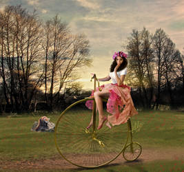 La Chica de la bicicleta by Energiaelca1