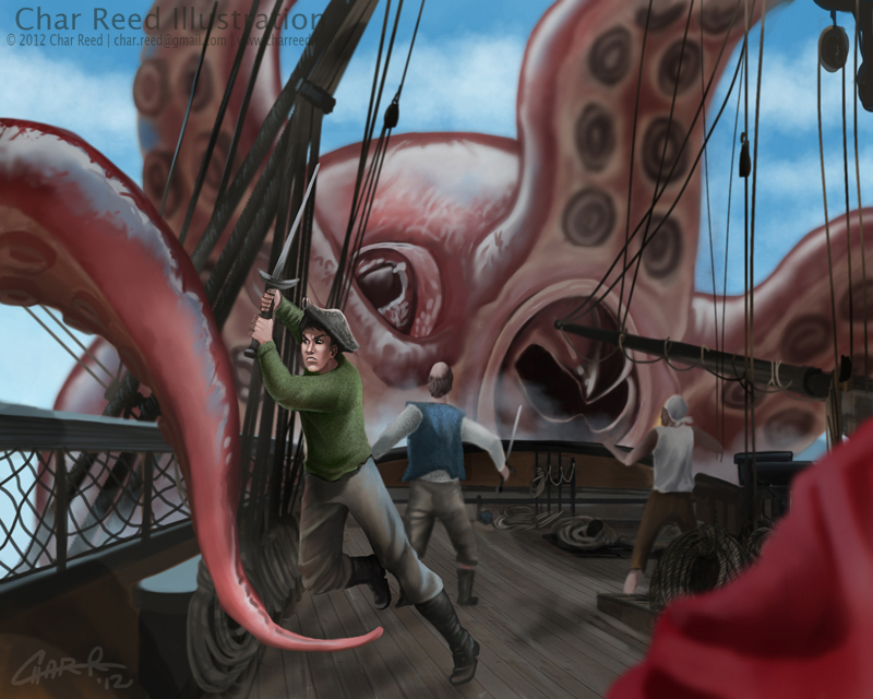 Giant Squid Enemy