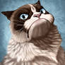 Grumpy Cat Caricature