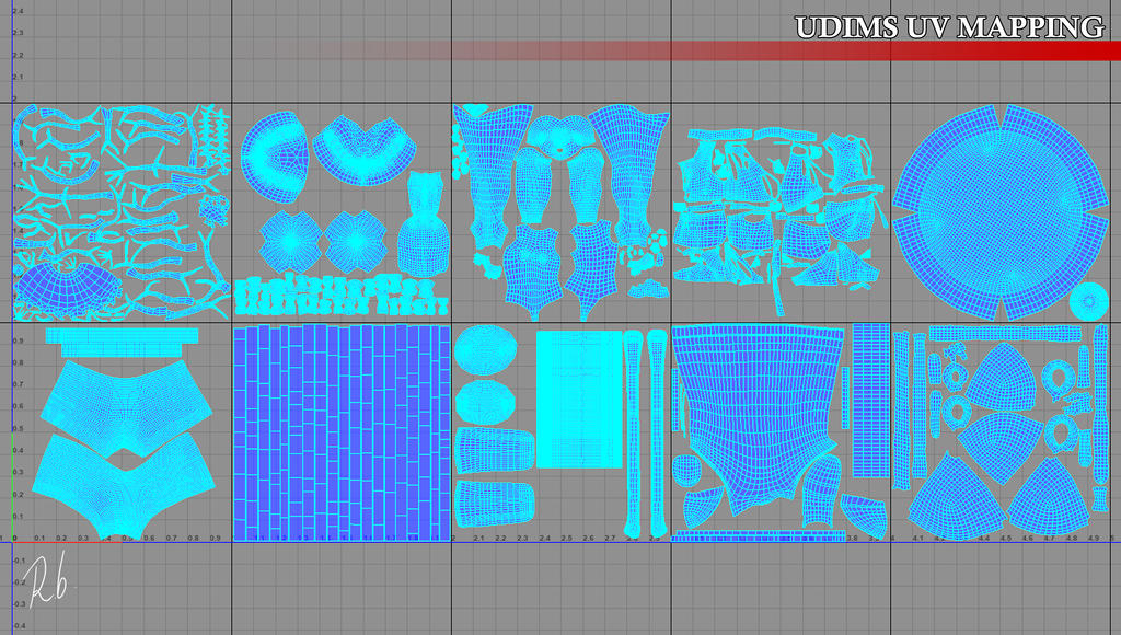 Udims Uv Mapping by RichardGarces on DeviantArt