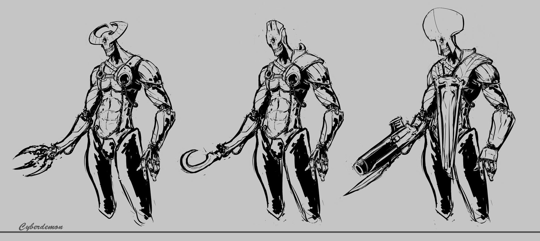 Cyberdemon concept by IZRA on DeviantArt