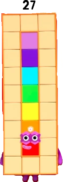 NumberBlock 27 by Mohammad2007 on DeviantArt