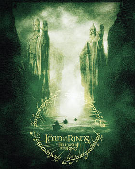 Fellowship Lord of The Rings Poster copy