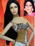 Doll Repainted as Young Cher by noeling