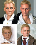 Doll Repaint - Daniel Craig by noeling