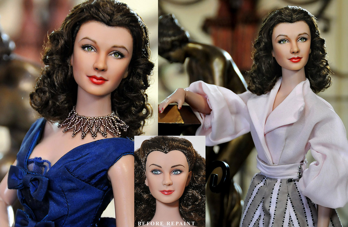 Doll Repaint - Vivien Leigh