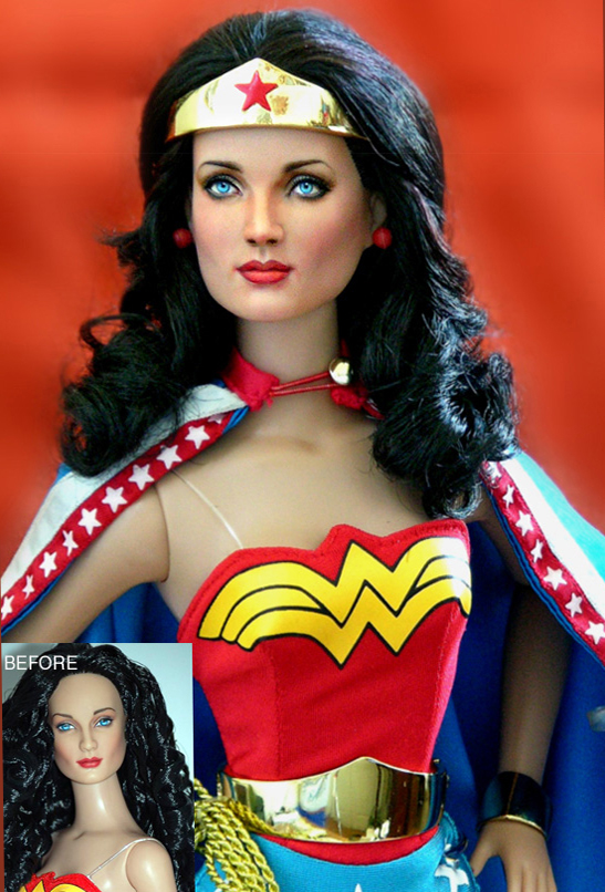 Doll Repaint Wonder Woman