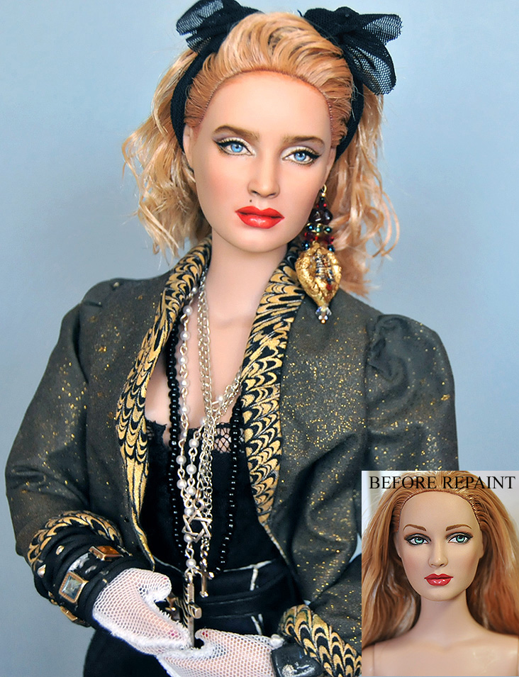 Doll Repaint of 1980s Madonna