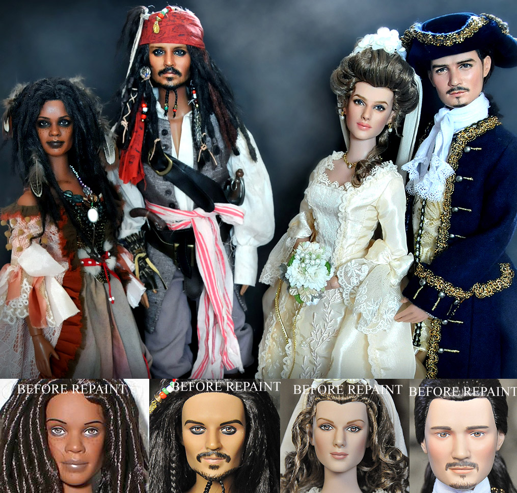 Pirates of the Caribbean dolls