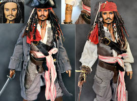 repaint doll - Jack Sparrow