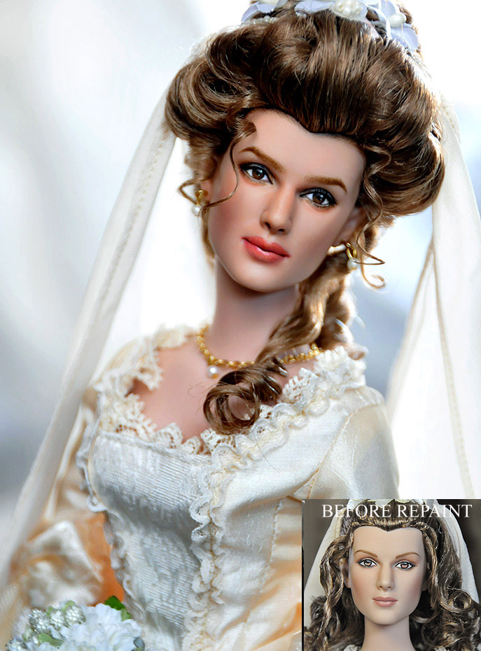 repaint doll Elizabeth Swann