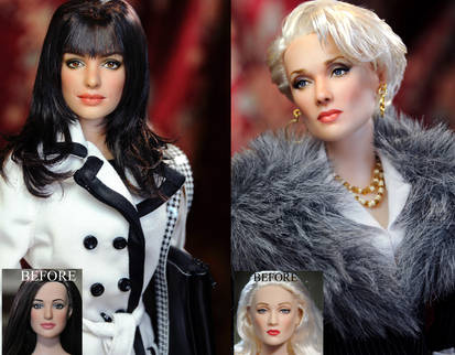 Devil Wears Prada custom repaint dolls