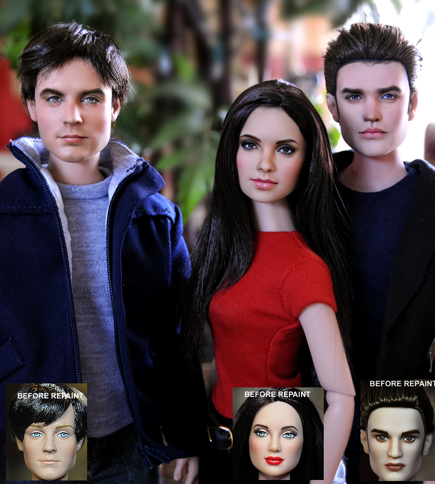 VAMPIRE DIARIES DOLL REPAINTS