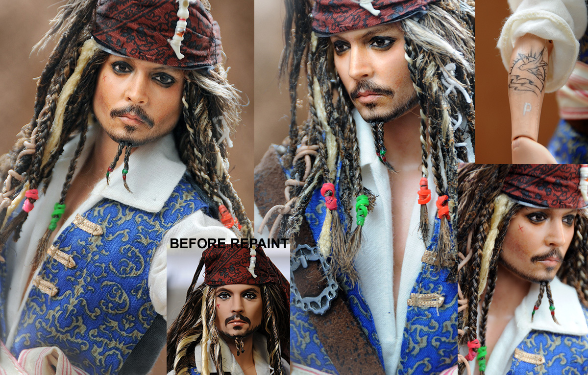 Jack Sparrow doll repaint