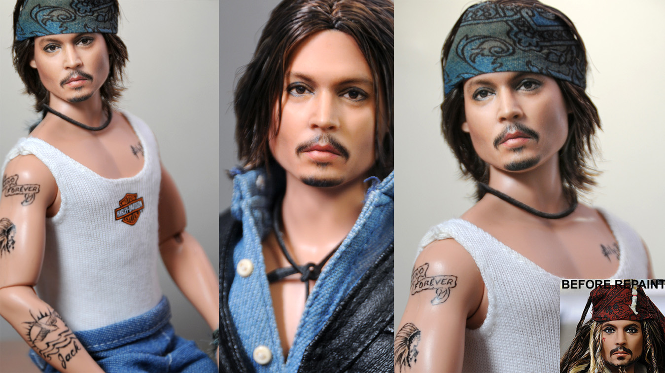 12 inch Johnny Depp repaint by noeling