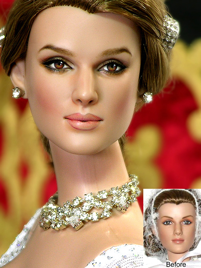 Keira Knightley Repaint Doll