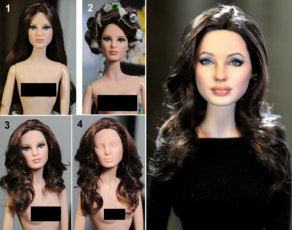 Angelina Doll Repaint Transformation