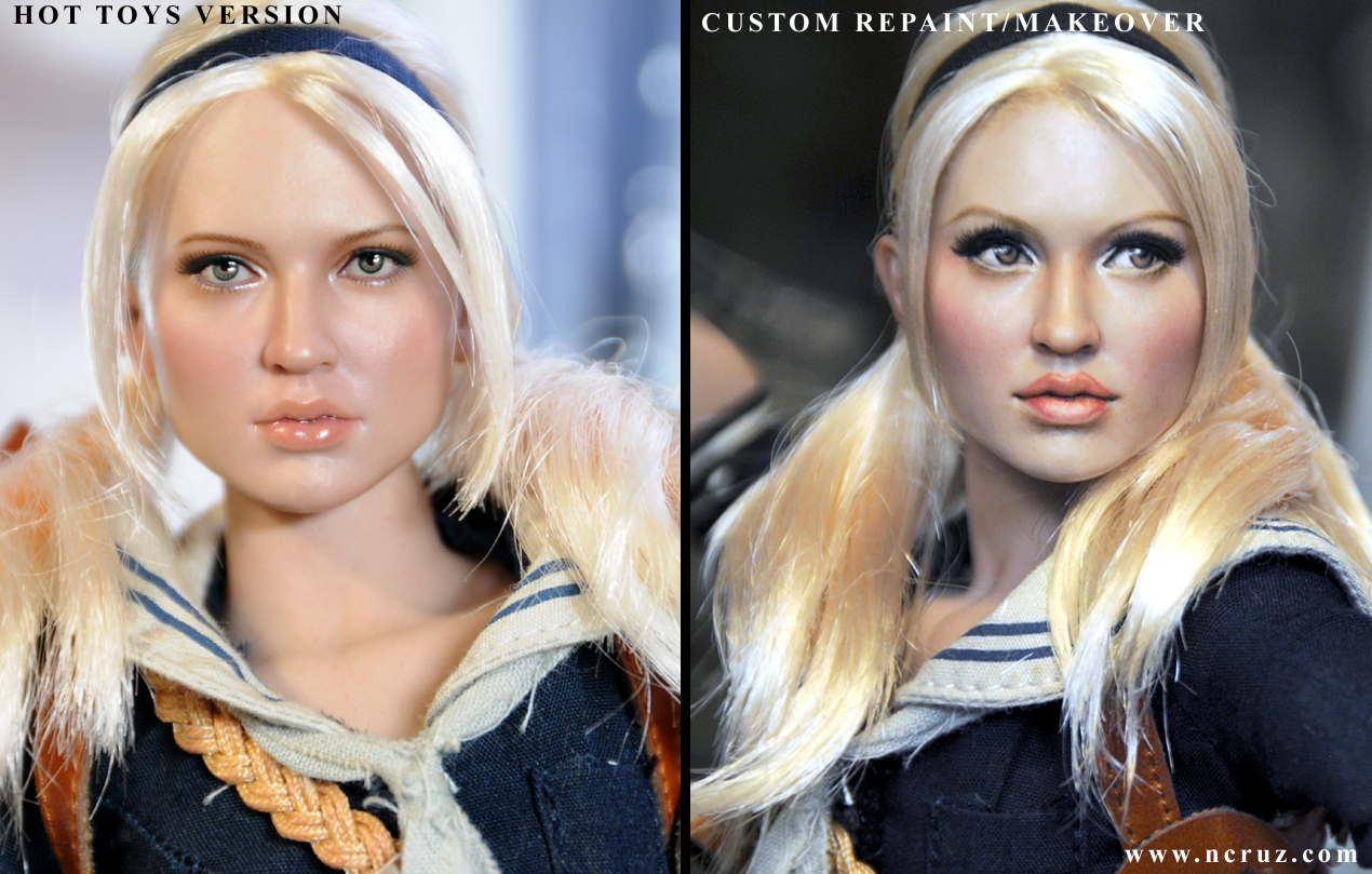 Hot Toys Sucker Punch Babydoll repaint FINAL VERS