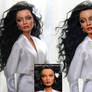 Diana Ross custom doll repaint