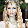 Cate Blanchett as Galadriel custom doll repaint