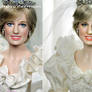 Princess Diana Wedding doll custom repaint