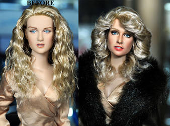 Farrah Fawcett Charlie's Angels doll repaint