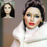 Angelina Jolie doll - custom repaint