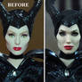 Angelina Jolie Maleficent Doll Repaint - Noel Cruz