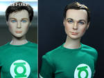 custom repaint Big Bang Theory Sheldon Cooper doll