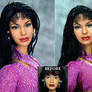 Selena Quintanilla custom doll repaint